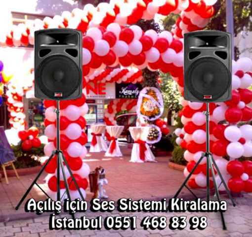 Firma Mağaza Açılış için Ses Sistemi Kiralama İstanbul Firma Mağaza Açılış için Ses Sistemi Kiralama İstanbul