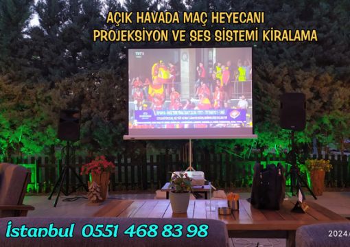 MAÇ açık hava sinema sistemi kiralama MAÇ açık hava sinema sistemi kiralama
